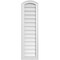 Ekena Millwork Arch Top Surface Mount PVC Gable Vent: Functional, w/ 2"W x 1-1/2"P Brickmould Frame, 12"W x 42"H GVPAR12X4202SF - alternate 1